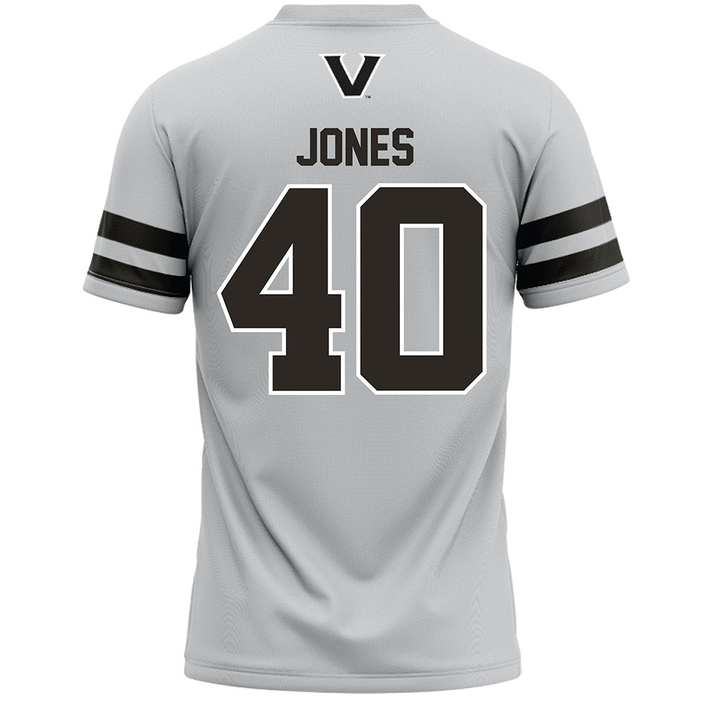 Vanderbilt - NCAA Women's Lacrosse : Caelan Jones - Grey Lacrosse Jersey -1