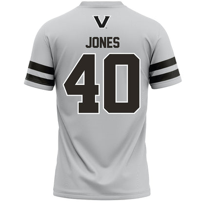 Vanderbilt - NCAA Women's Lacrosse : Caelan Jones - Grey Lacrosse Jersey -1
