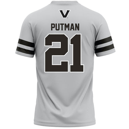 Vanderbilt - NCAA Women's Lacrosse : Gabby Putman - Grey Lacrosse Jersey -1