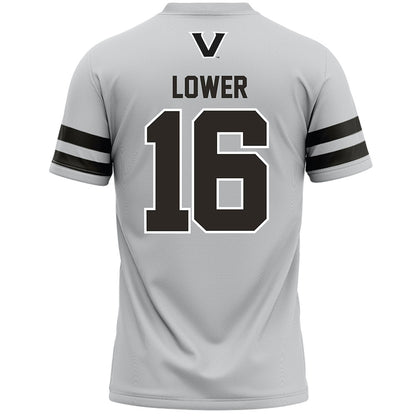 Vanderbilt - NCAA Women's Lacrosse : Bailey Lower - Grey Lacrosse Jersey -1