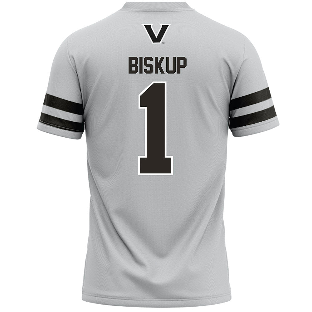 Vanderbilt - NCAA Women's Lacrosse : Jaime Biskup - Grey Lacrosse Jersey