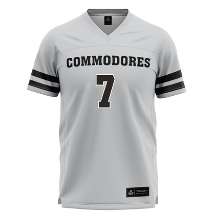 Vanderbilt - NCAA Women's Lacrosse : Grace Hasselbeck - Grey Lacrosse Jersey