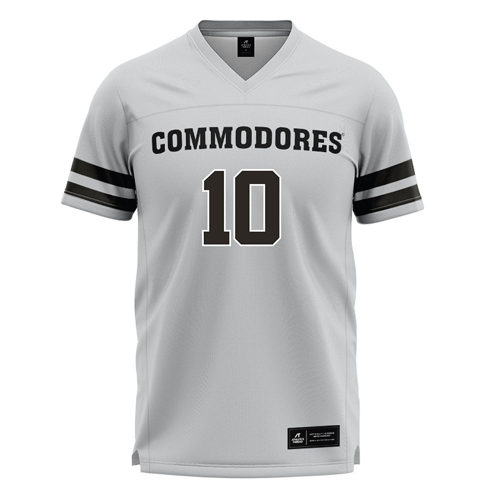 Vanderbilt - NCAA Women's Lacrosse : Anna Taraboletti - Grey Lacrosse Jersey -0