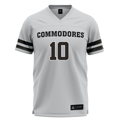 Vanderbilt - NCAA Women's Lacrosse : Anna Taraboletti - Grey Lacrosse Jersey -0