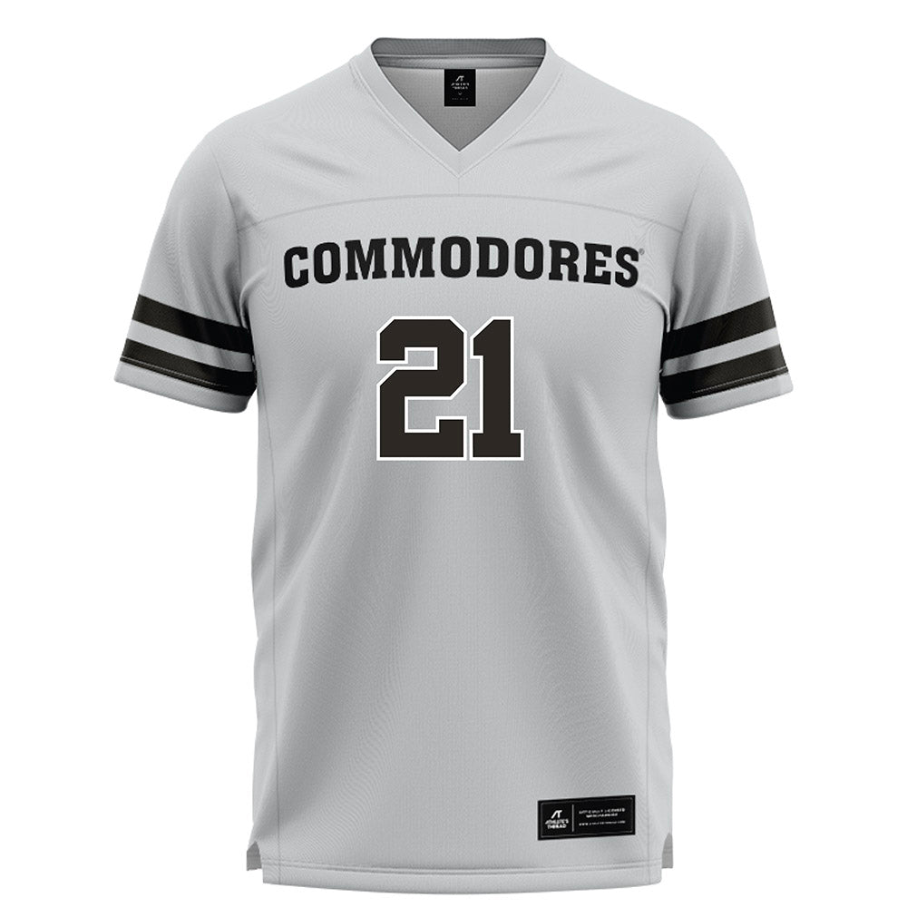 Vanderbilt - NCAA Women's Lacrosse : Gabby Putman - Grey Lacrosse Jersey -0