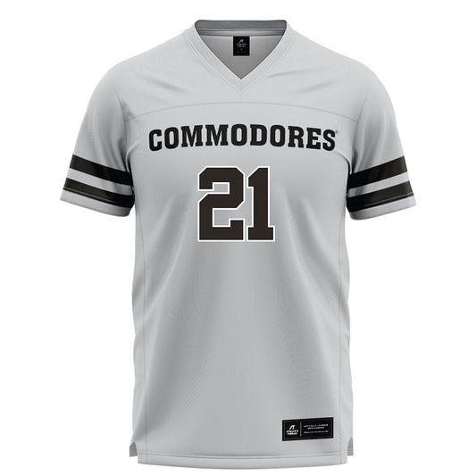 Vanderbilt - NCAA Women's Lacrosse : Gabby Putman - Grey Lacrosse Jersey -0