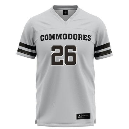Vanderbilt - NCAA Women's Lacrosse : Caroline Lucas - Grey Lacrosse Jersey -0