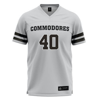 Vanderbilt - NCAA Women's Lacrosse : Caelan Jones - Grey Lacrosse Jersey -0