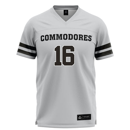 Vanderbilt - NCAA Women's Lacrosse : Bailey Lower - Grey Lacrosse Jersey -0