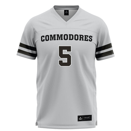 Vanderbilt - NCAA Women's Lacrosse : Alexandra Gladding - Grey Lacrosse Jersey -0