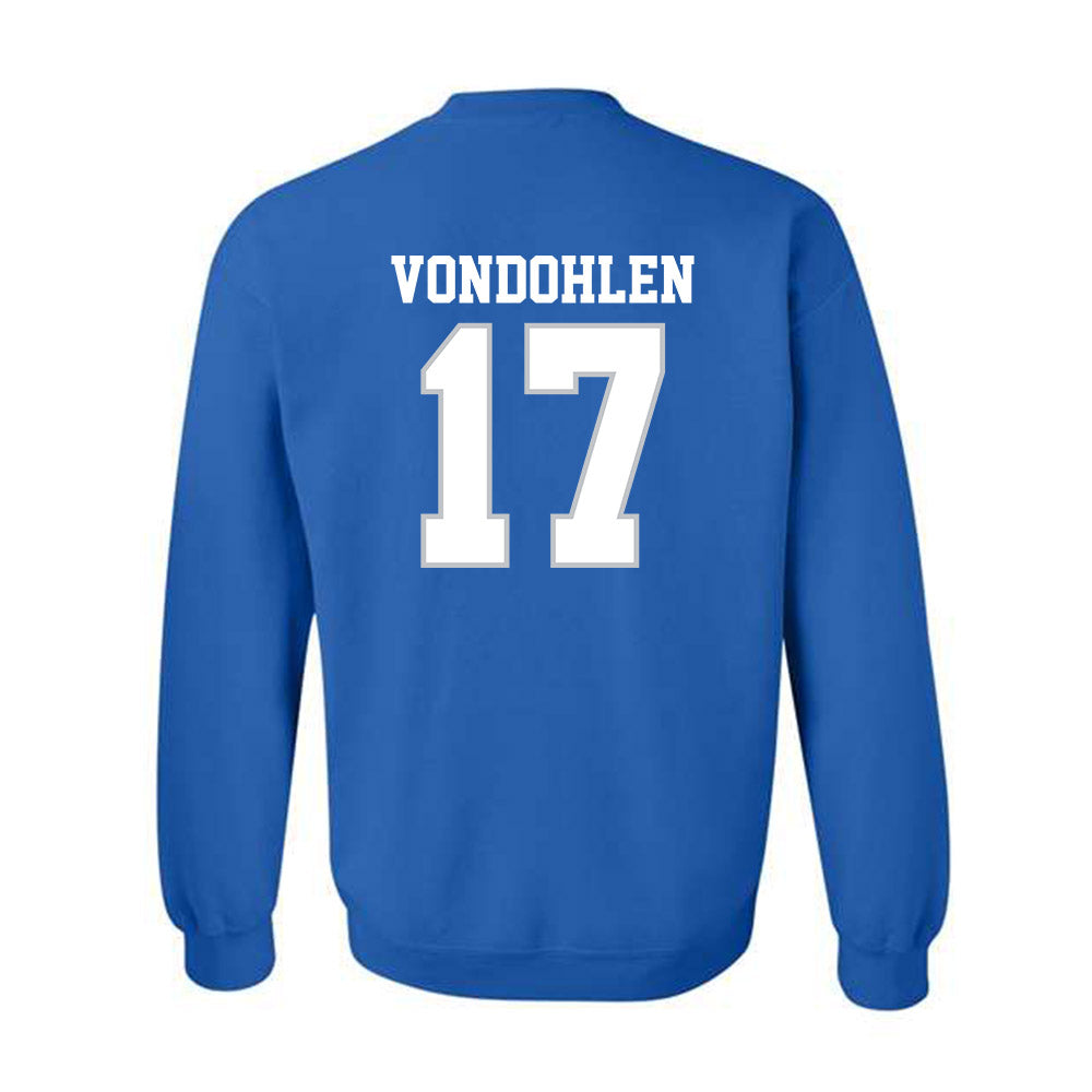 MTSU - NCAA Baseball : Brett Vondohlen - Generic Shersey Crewneck Sweatshirt