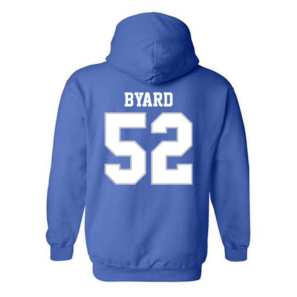 MTSU - NCAA Football : Muaaz Byard - Generic Shersey Hooded Sweatshirt