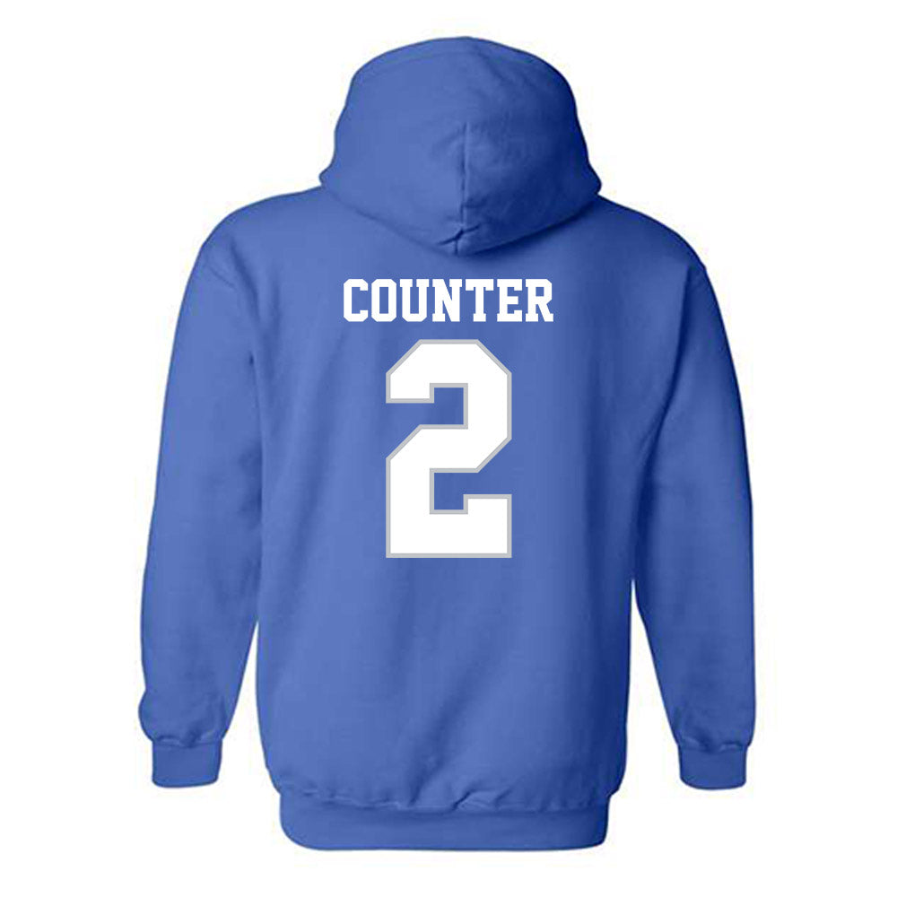 MTSU - NCAA Men's Basketball : Jlynn Counter - Generic Shersey Hooded Sweatshirt-1