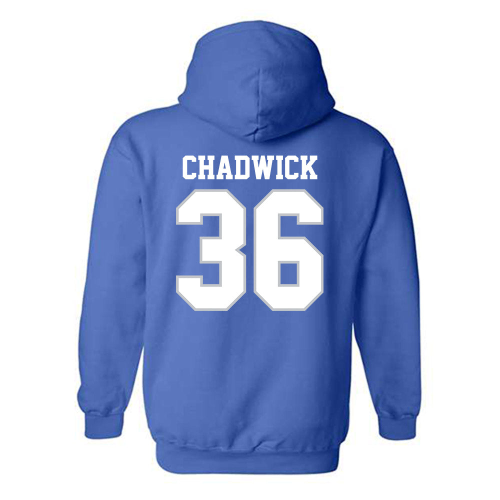 MTSU - NCAA Football : Justus Chadwick - Generic Shersey Hooded Sweatshirt