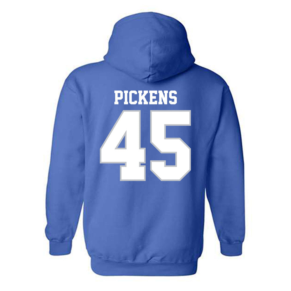 MTSU - NCAA Baseball : John Michael Pickens - Generic Shersey Hooded Sweatshirt-1