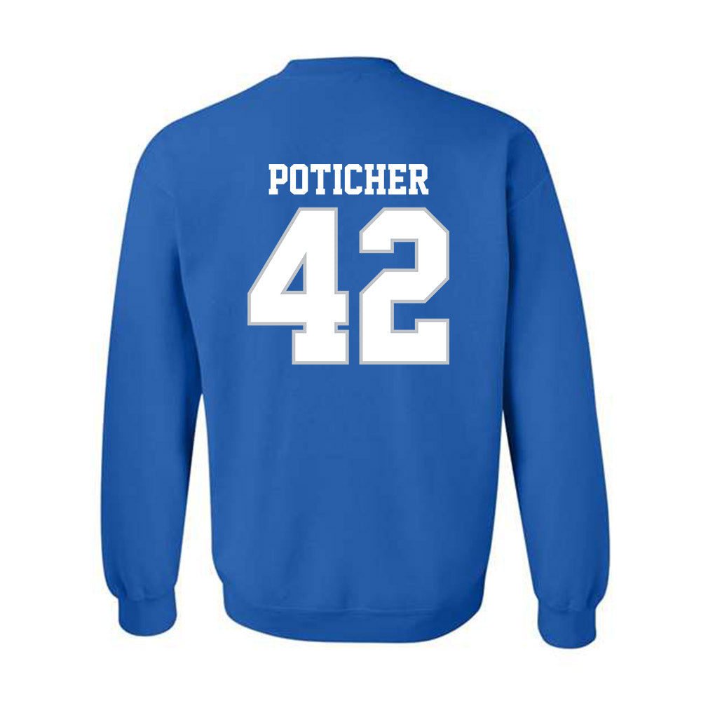 MTSU - NCAA Football : Evan Poticher - Generic Shersey Crewneck Sweatshirt