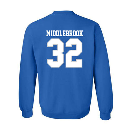 MTSU - NCAA Football : Jekail Middlebrook - Generic Shersey Crewneck Sweatshirt