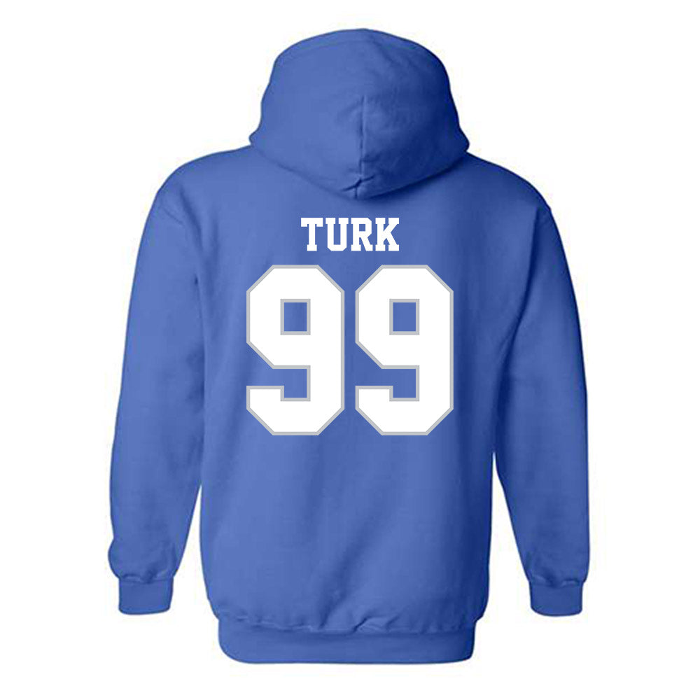 MTSU - NCAA Football : Trey Turk - Generic Shersey Hooded Sweatshirt