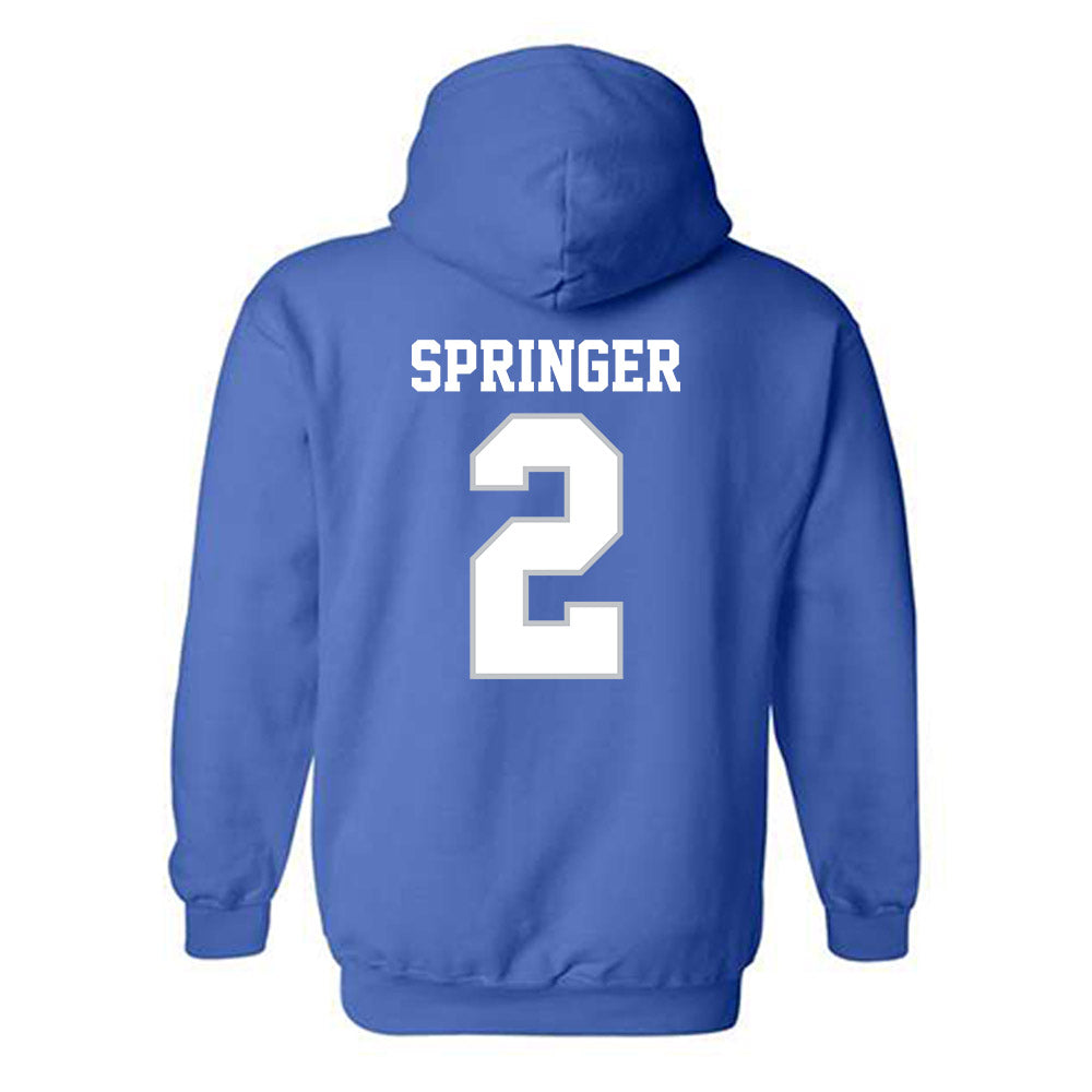 MTSU - NCAA Women's Volleyball : Brooke Springer - Generic Shersey Hooded Sweatshirt