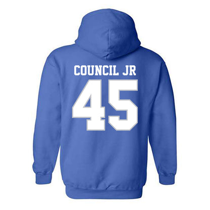 MTSU - NCAA Football : Bobby Council Jr - Generic Shersey Hooded Sweatshirt