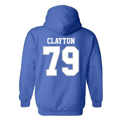 MTSU - NCAA Football : Zach Clayton - Generic Shersey Hooded Sweatshirt