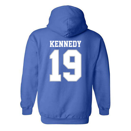 MTSU - NCAA Football : Locke Kennedy - Generic Shersey Hooded Sweatshirt-1