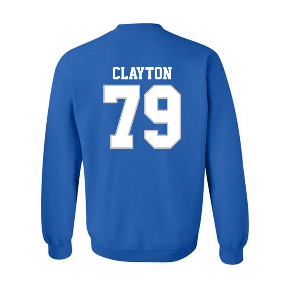 MTSU - NCAA Football : Zach Clayton - Generic Shersey Crewneck Sweatshirt