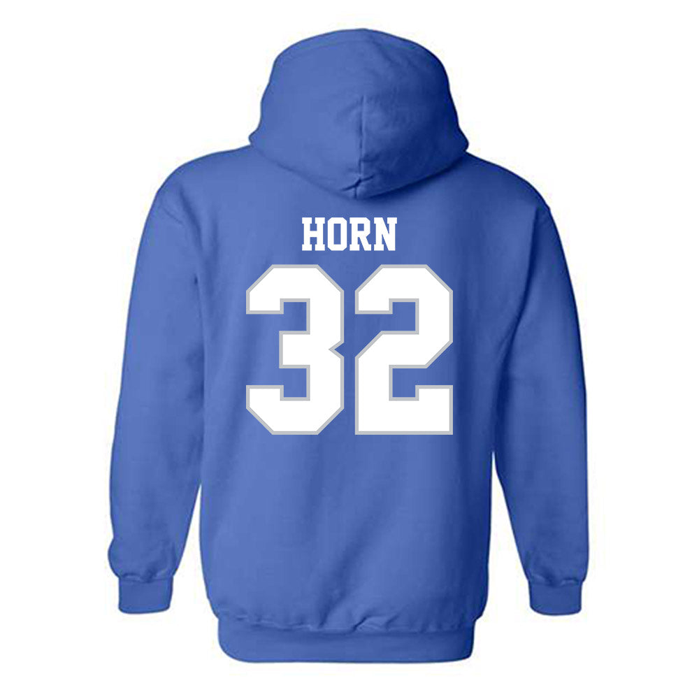 MTSU - NCAA Baseball : Drew Horn - Generic Shersey Hooded Sweatshirt-1