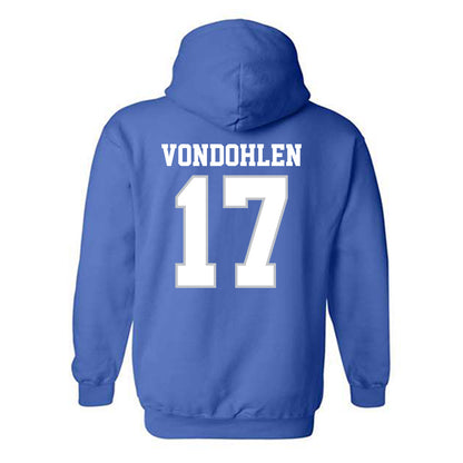 MTSU - NCAA Baseball : Brett Vondohlen - Generic Shersey Hooded Sweatshirt