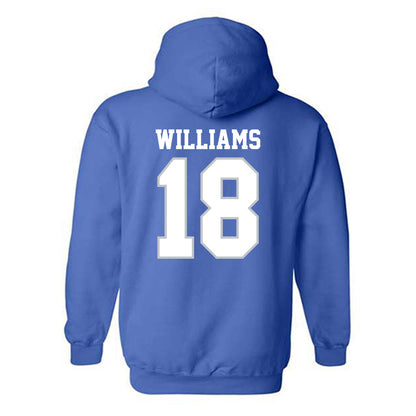 MTSU - NCAA Football : Xavier Williams - Generic Shersey Hooded Sweatshirt