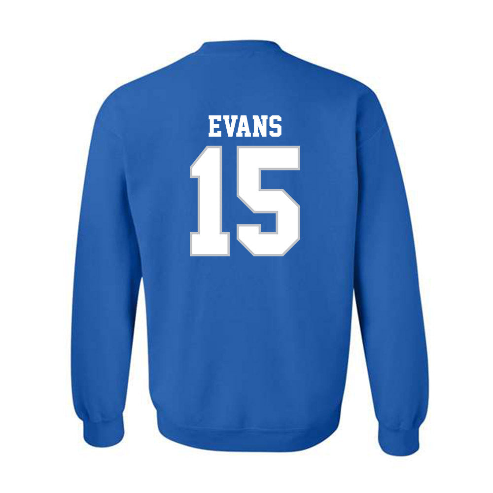 MTSU - NCAA Football : Josh Evans - Generic Shersey Crewneck Sweatshirt