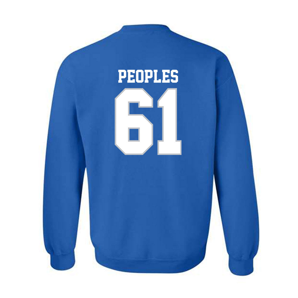 MTSU - NCAA Football : Lantz Peoples - Generic Shersey Crewneck Sweatshirt