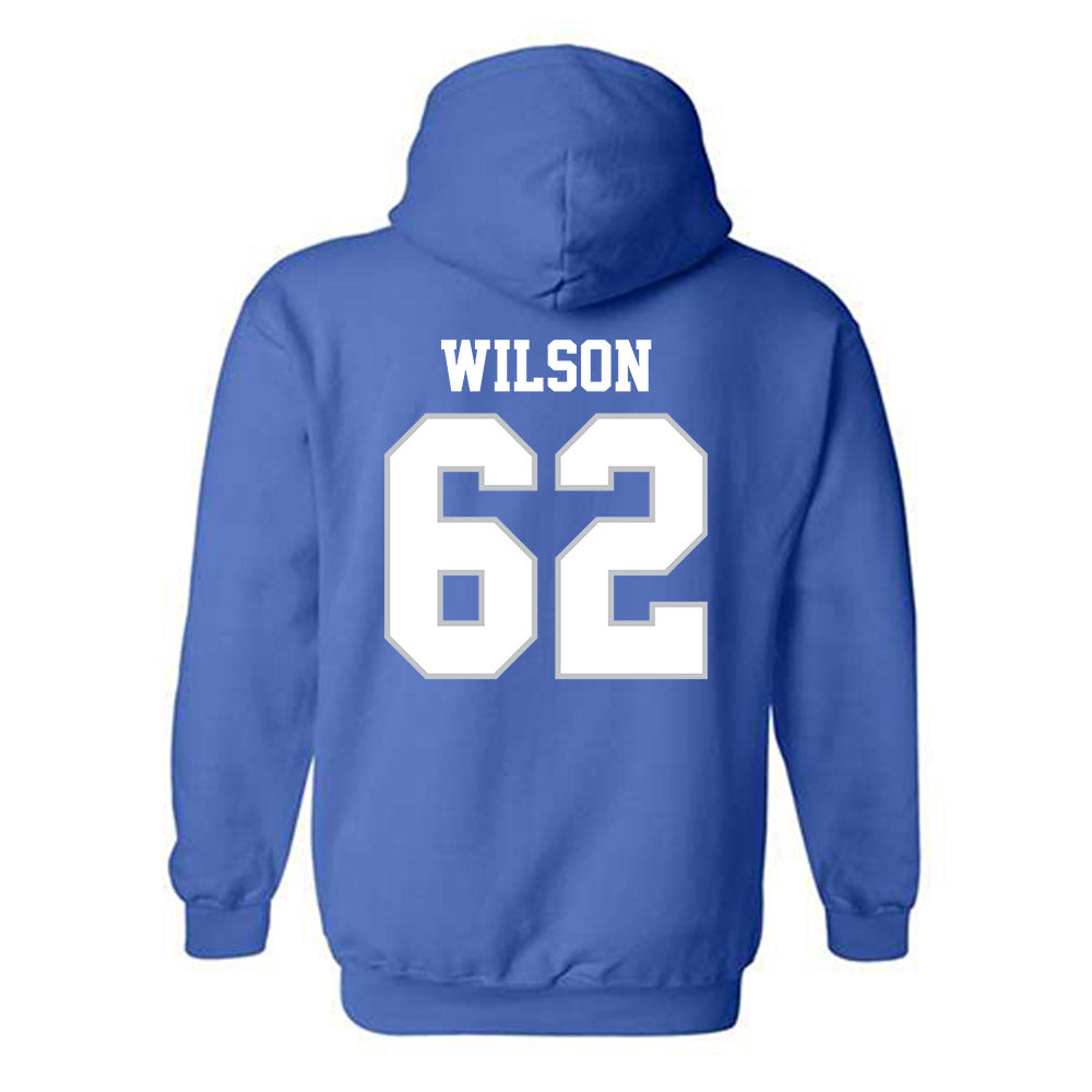 MTSU - NCAA Football : Simon Wilson - Generic Shersey Hooded Sweatshirt