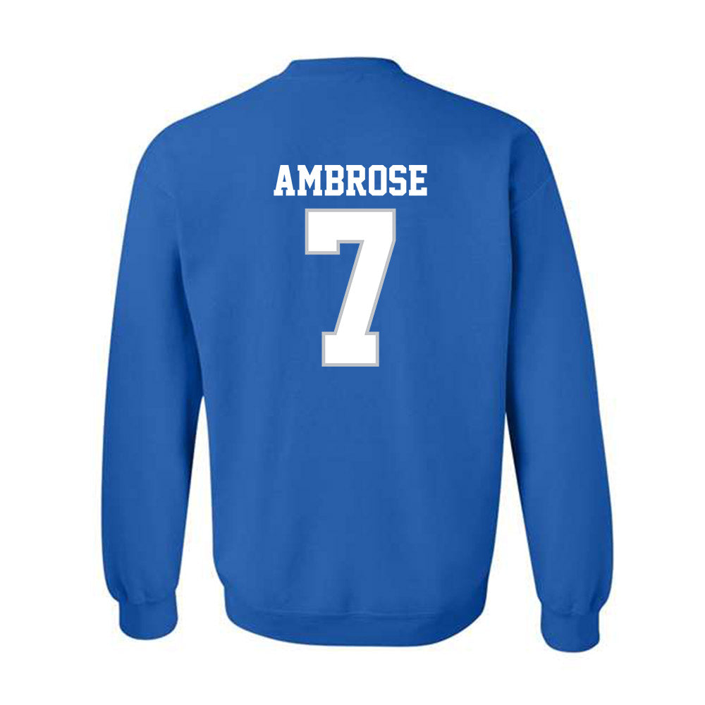 MTSU - NCAA Men's Basketball : Charvez Ambrose - Generic Shersey Crewneck Sweatshirt-1