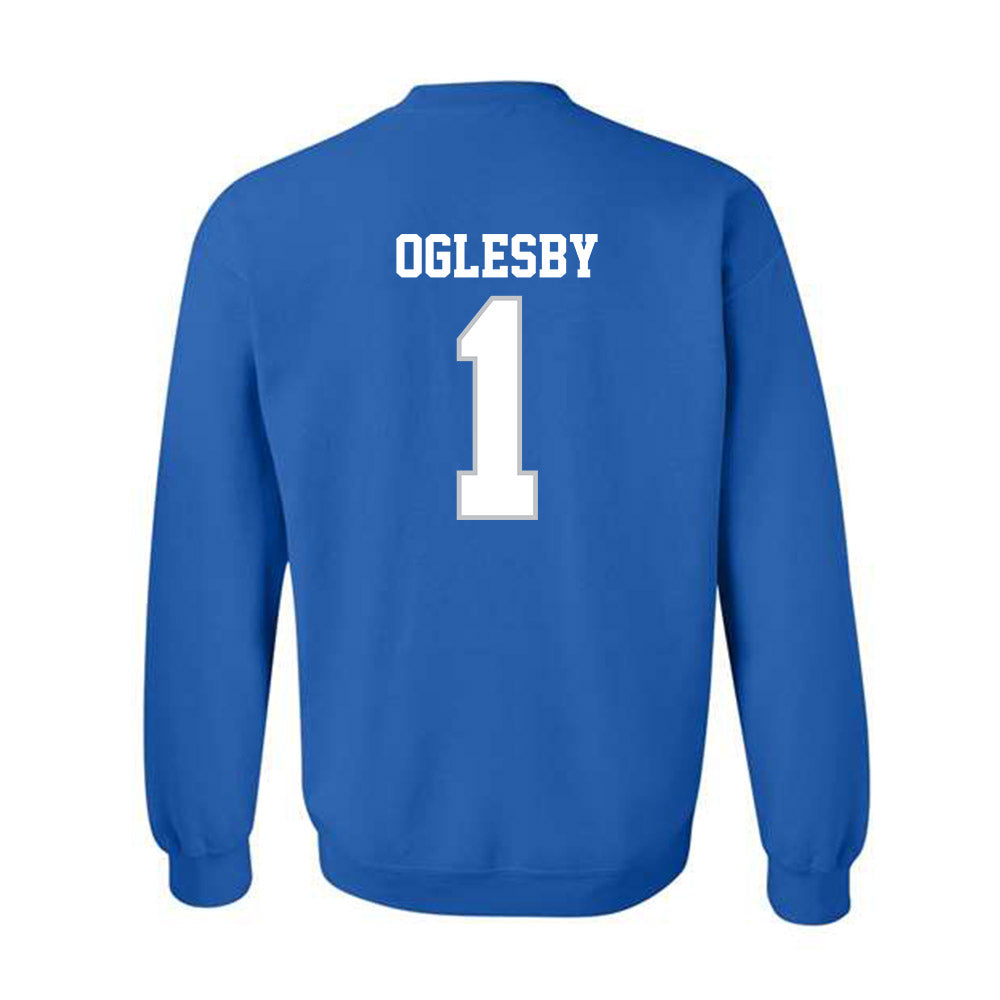 MTSU - NCAA Men's Basketball : Alec Oglesby - Generic Shersey Crewneck Sweatshirt-1