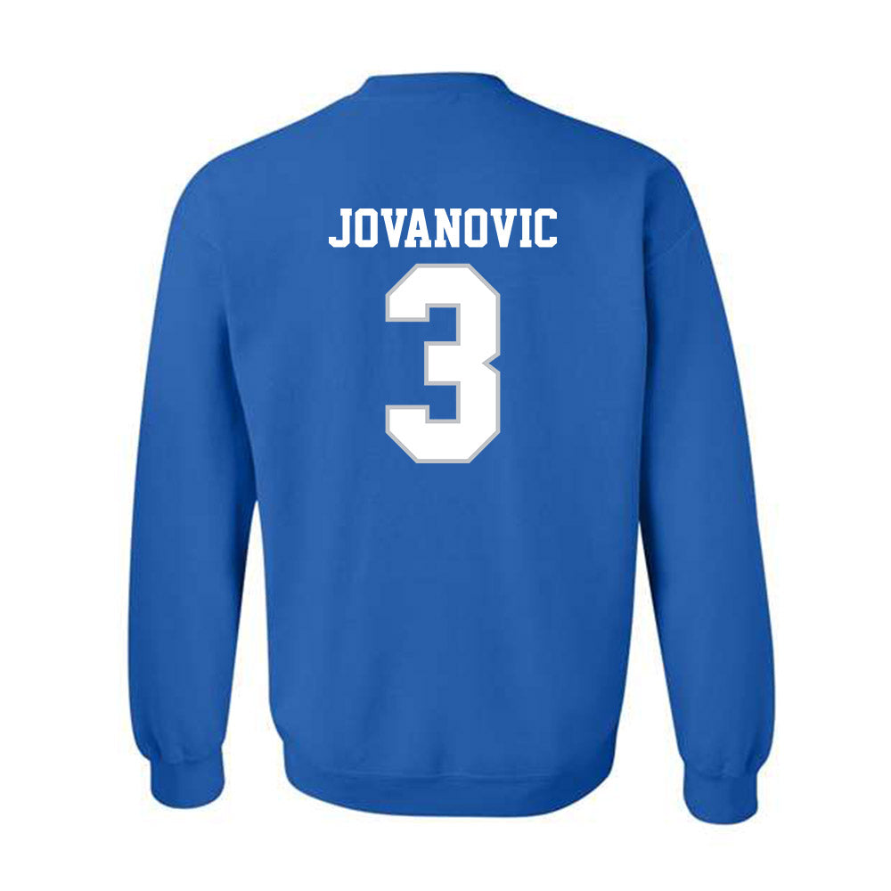 MTSU - NCAA Men's Basketball : Luka Jovanovic - Generic Shersey Crewneck Sweatshirt-1