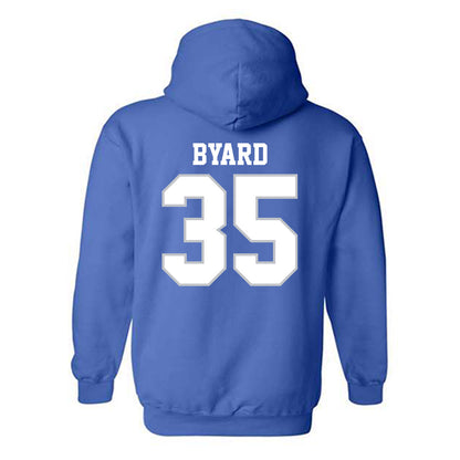 MTSU - NCAA Football : Muaaz Byard - Generic Shersey Hooded Sweatshirt-1