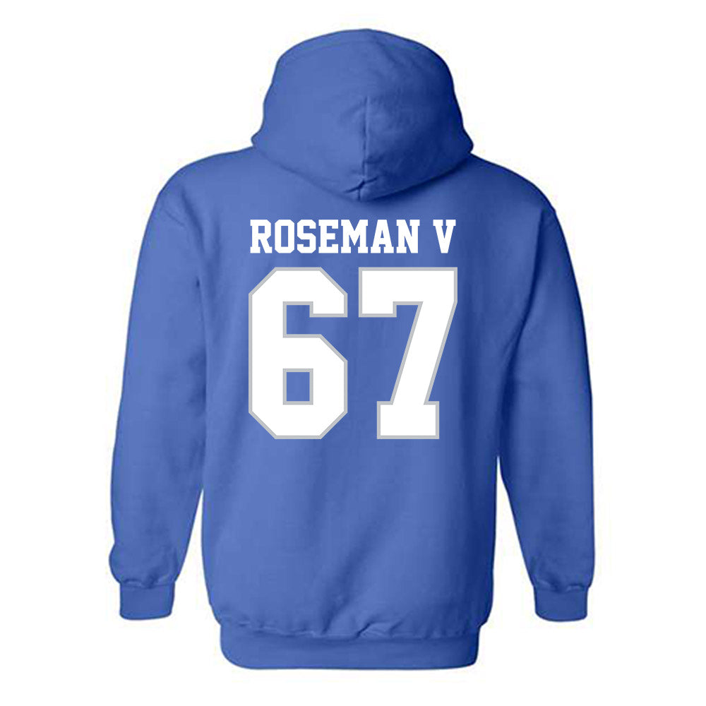 MTSU - NCAA Football : Archie Roseman V - Generic Shersey Hooded Sweatshirt-1