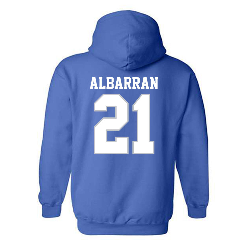 MTSU - NCAA Baseball : Abel Albarran - Generic Shersey Hooded Sweatshirt-1