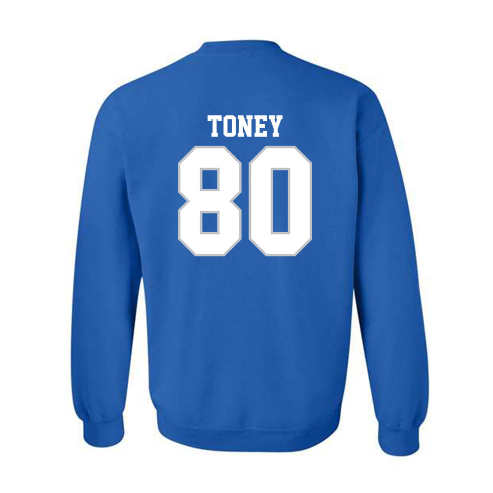 MTSU - NCAA Football : Aj Toney - Generic Shersey Crewneck Sweatshirt