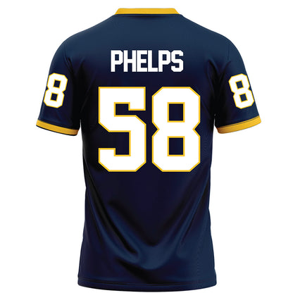 Murray State - NCAA Football : Brody Phelps - Blue Football Jersey-1