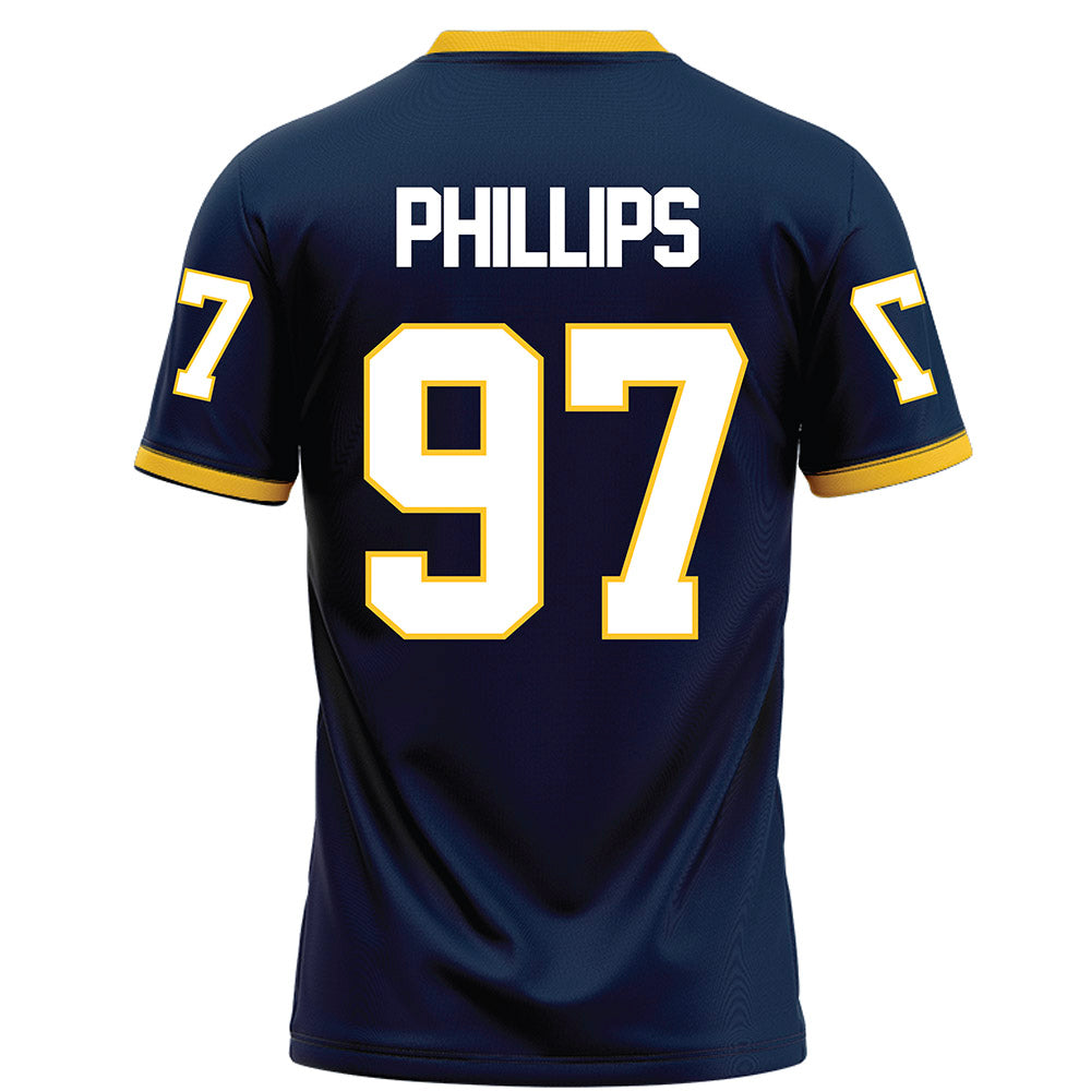 Murray State - NCAA Football : Harlem Phillips - Blue Football Jersey-1