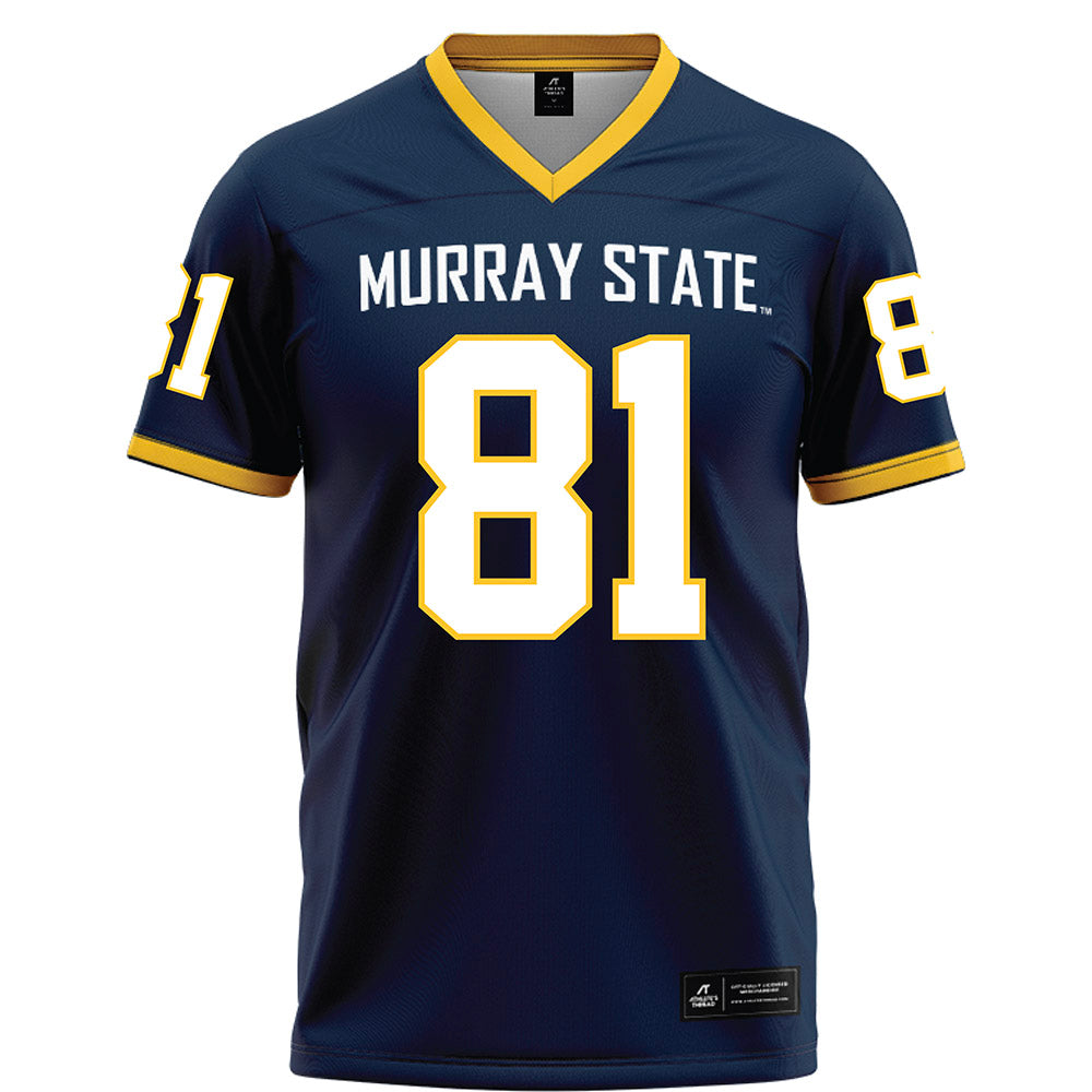 Murray State - NCAA Football : Noah Berrini - Blue Football Jersey-0
