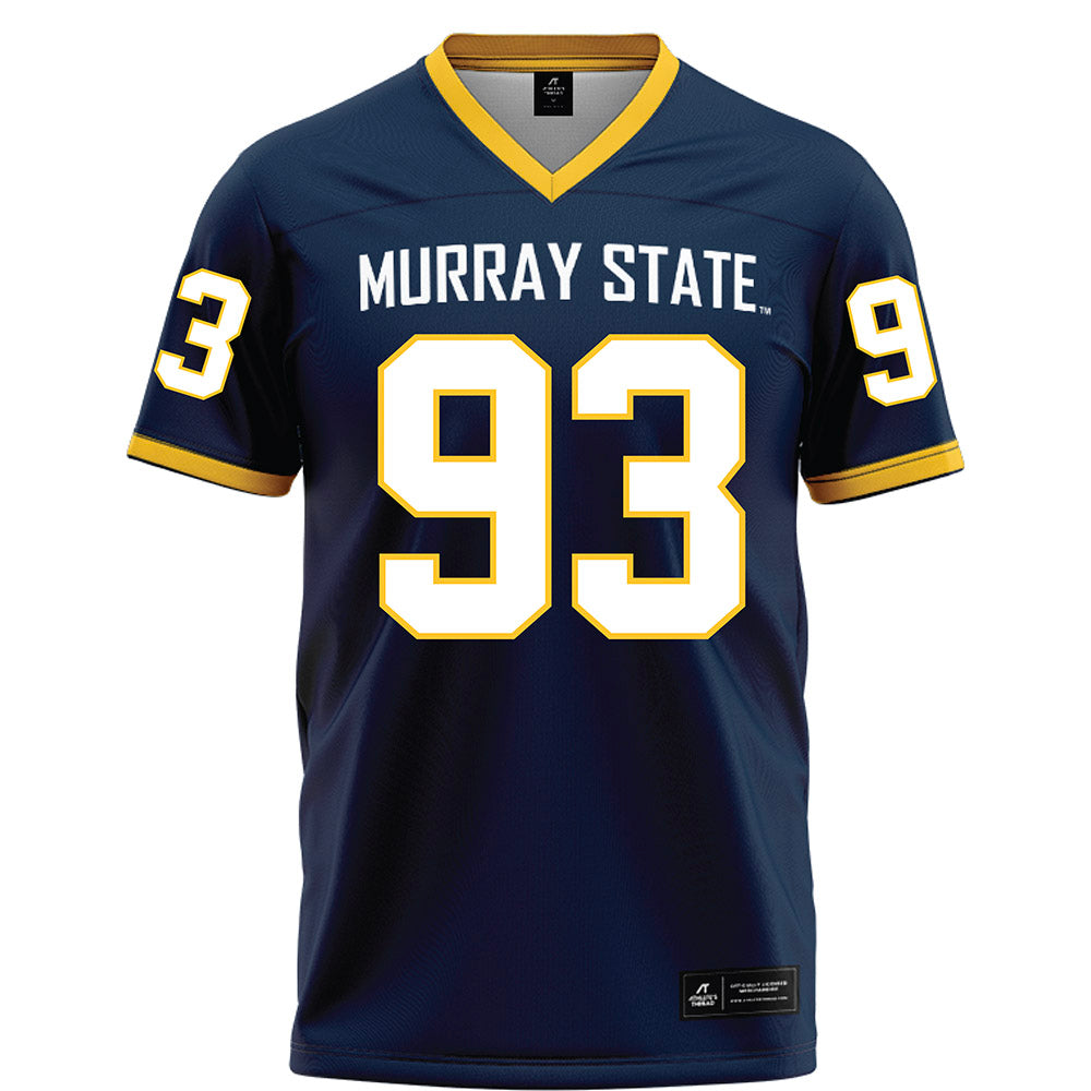 Murray State - NCAA Football : CJ Sanderson - Blue Football Jersey-0