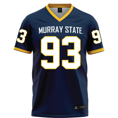 Murray State - NCAA Football : CJ Sanderson - Blue Football Jersey-0