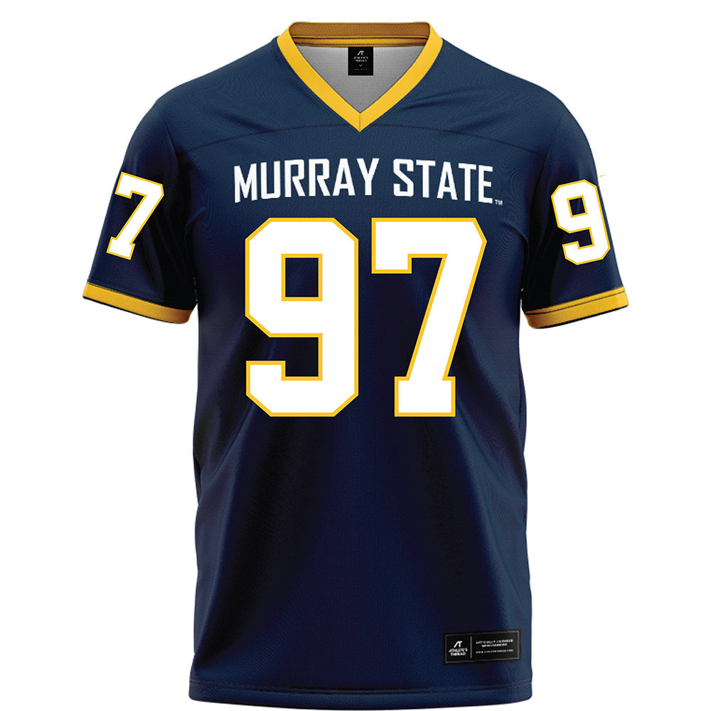 Murray State - NCAA Football : Harlem Phillips - Blue Football Jersey-0