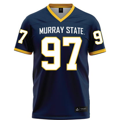 Murray State - NCAA Football : Harlem Phillips - Blue Football Jersey-0