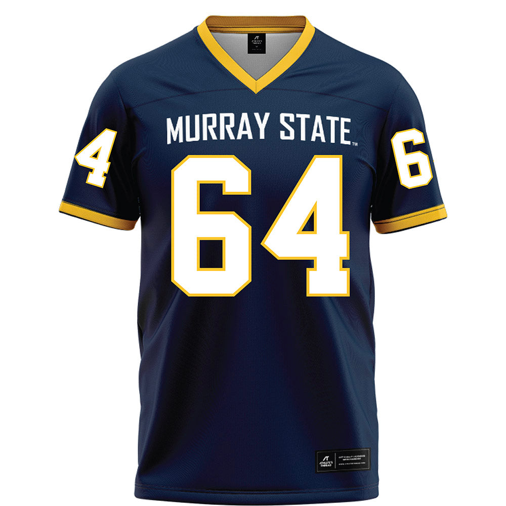Murray State - NCAA Football : Kenneth McGill - Blue Football Jersey-0