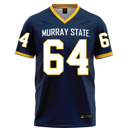 Murray State - NCAA Football : Kenneth McGill - Blue Football Jersey-0