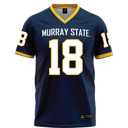 Murray State - NCAA Football : HANK LAGORCE - Blue Football Jersey-0